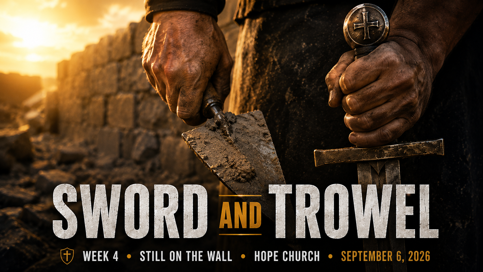 Sword and Trowel sermon graphic